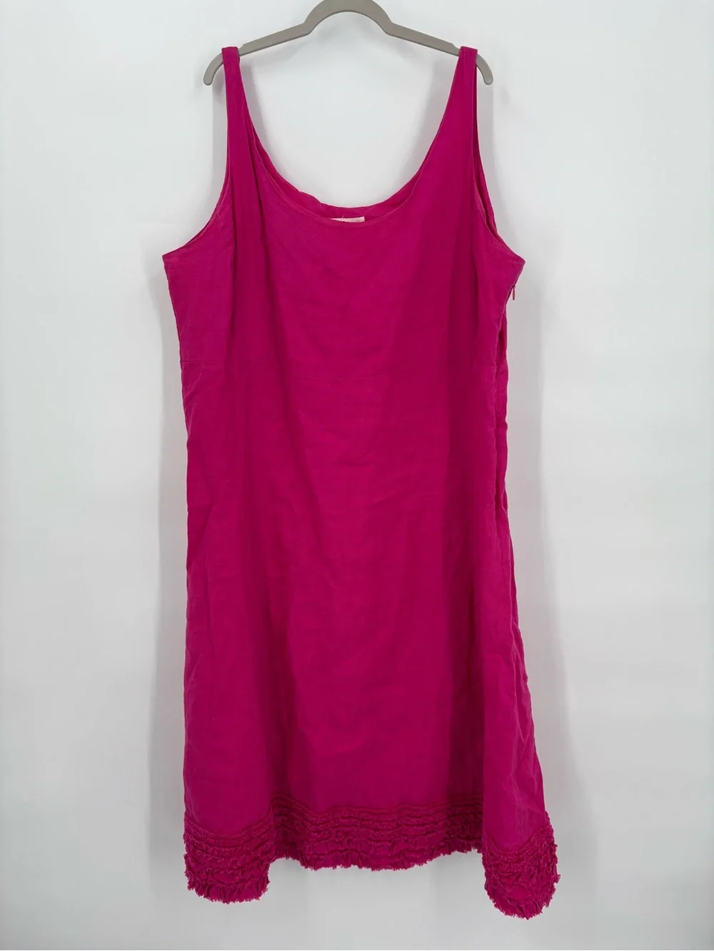 Eileen Fisher irish linen sleeveless midi dress - Picture 2 of 5